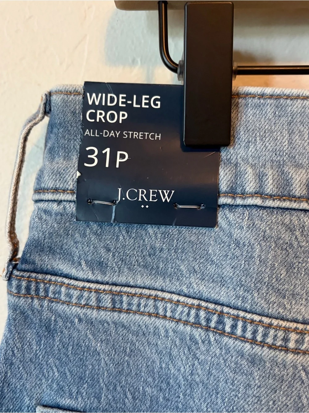 J. Crew Light Blue Wide Leg Cropped Jeans